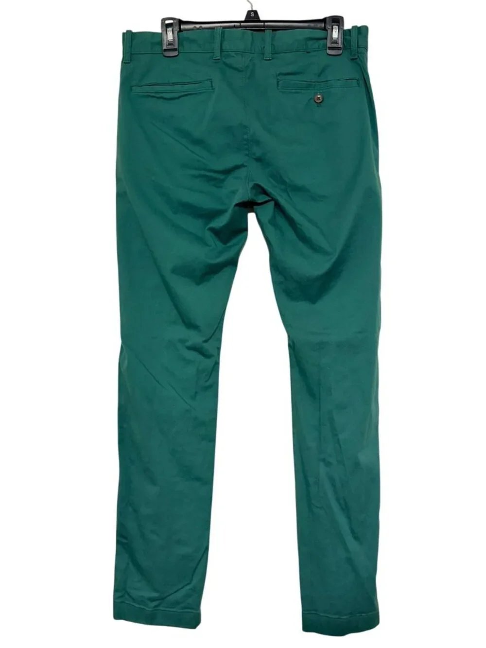 Men's Kelly Green J. Crew Flex Chinos Slim Fit 31